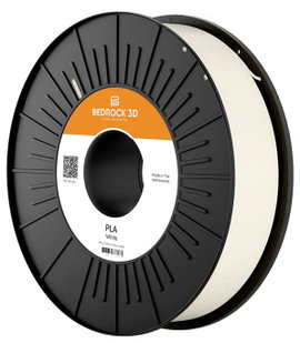 BEDROCK 3D PLA-0003b075 PLA White 2.85 mm 750 g 3D nyomtatószál 2.85 mm 750 g Fehér 1 db