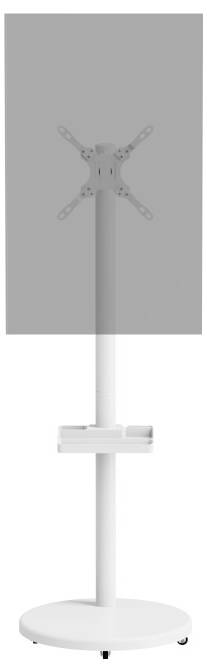 Reflecta TV Stand 43P-2020T weiß TV talp 43,2 cm (17) - 109,2 cm (43) Dönthető, Csuklóval mozgatható 6. kép