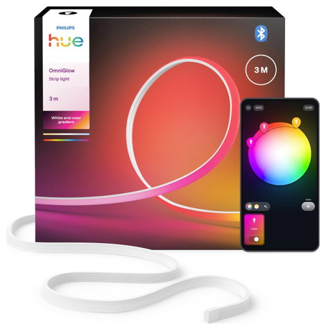 Philips Hue LED szalag 8721103089335 EEK: G (A - G) OmniGlow Gradient 40 W RGBICWW 2. kép