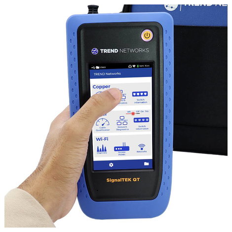Hálózat ellenőrző készülék R166001 Trend Networks SignalTEK QT Pro 10G Hálózat 14. kép