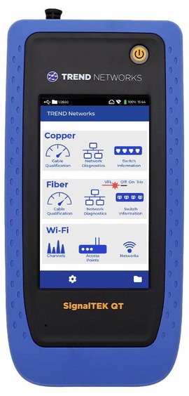 Hálózat ellenőrző készülék R166001 Trend Networks SignalTEK QT Pro 10G Hálózat