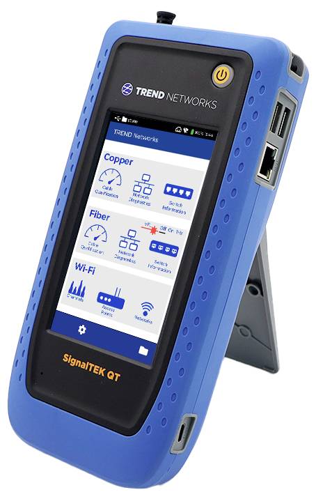 Hálózat ellenőrző készülék R166001 Trend Networks SignalTEK QT Pro 10G Hálózat 2. kép