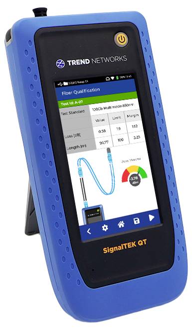 Hálózat ellenőrző készülék R166001 Trend Networks SignalTEK QT Pro 10G Hálózat 3. kép