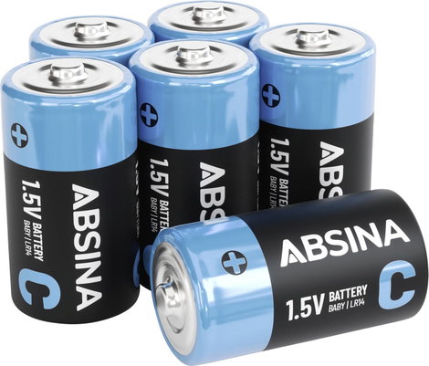 Absina Babyelem Alkáli mangán 6000 mAh 9 V 6 db