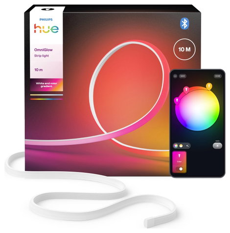 Philips Hue LED szalag 8721103089533 EEK: G (A - G) OmniGlow Gradient 60 W RGBICWW 2. kép