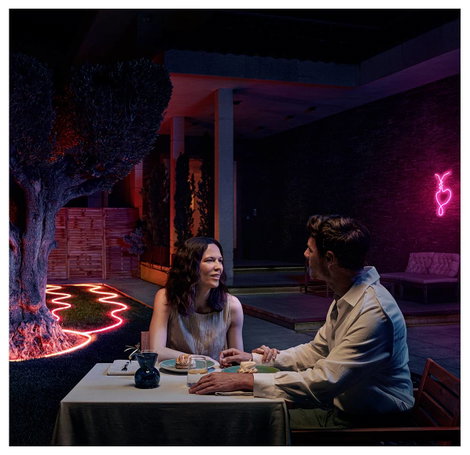 Philips Hue LED szalag 8721103088857 EEK: G (A - G) Neon Gradient Outdoor 30 W RGBICWW 5. kép