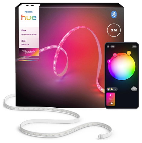 Philips Hue LED szalag 8721103088314 EEK: G (A - G) Flux Ultra Bright Gradient 29 W RGBICWW 2. kép