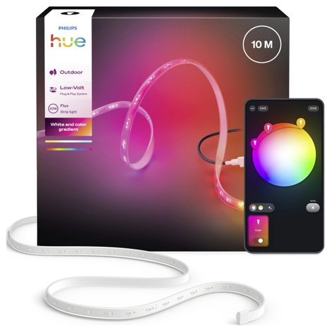 Philips Hue LED szalag 8721103089212 EEK: G (A - G) Flux Gradient Outdoor 30 W RGBICWW 2. kép