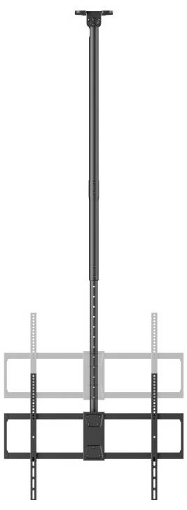 Reflecta PALLAS 100-8060T TV mennyezeti tartó 127,0 cm (50) - 254,0 cm (100) Dönthető, Csuklóval moz 3. kép
