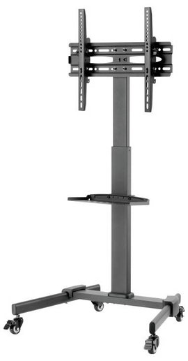 Reflecta TV Stand 55P-4040T schwarz TV kocsi 81,3 cm (32) - 139,7 cm (55) Állítható magasságú, Dönth