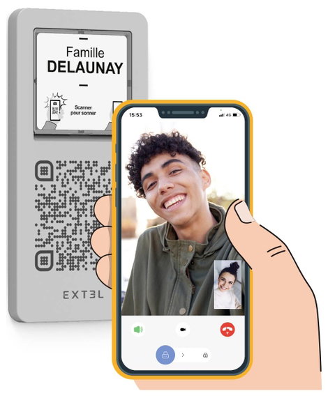 Extel Videós kaputelefon készlet 5. kép