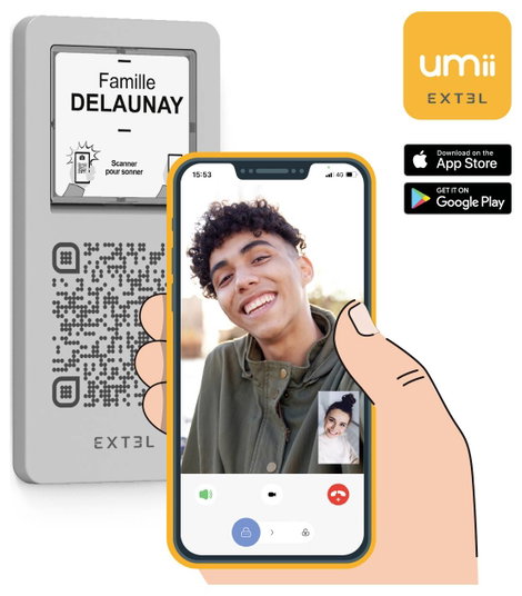 Extel Videós kaputelefon készlet 6. kép