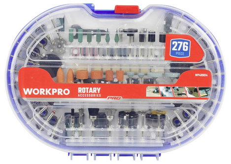 WorkPro WP409014 276 darabos vágó/csiszoló/polírozó készlet 1 készlet 2. kép