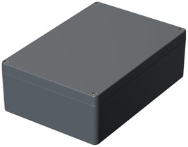 ROSE Systemtechnik 1233311 Ipari ház 330 x 230 x 111 x 286.5 Alumínium Ezüstszürke (RAL 7001) 1 db