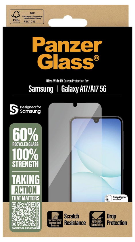 PanzerGlass Kijelzővédő üveg Samsung 1 db PG63856 3. kép