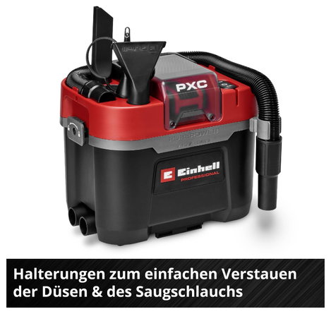 Einhell Professional TP-VC 18/10 Li BL L 4326758 Akkus nedves-/száraz porszívó 10 l töltővel, 1 akku 4. kép
