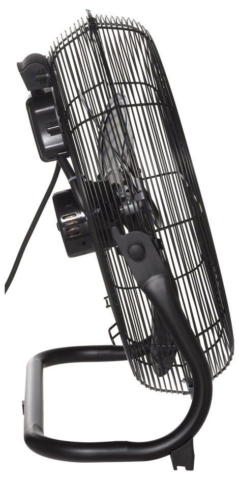 Sygonix Padlóventilátor 70 W (Ø x Ma) 505 mm x 480 mm Fekete Dönthető 4. kép