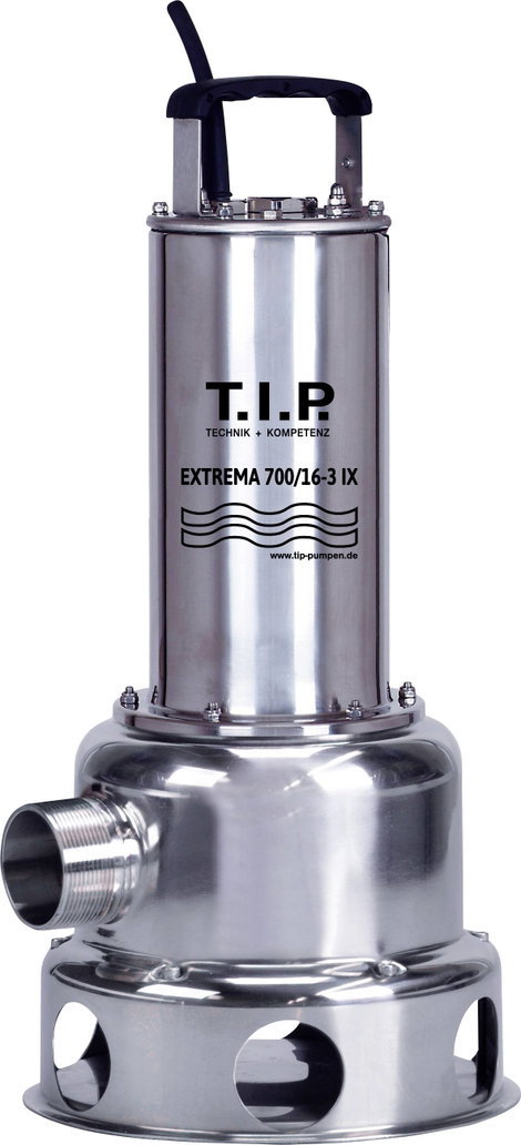 T.I.P. - Technische Industrie Produkte 30275 EXTREMA 700/16-3 IX Szennyvízszivattyú 42000 l/óra 16 m