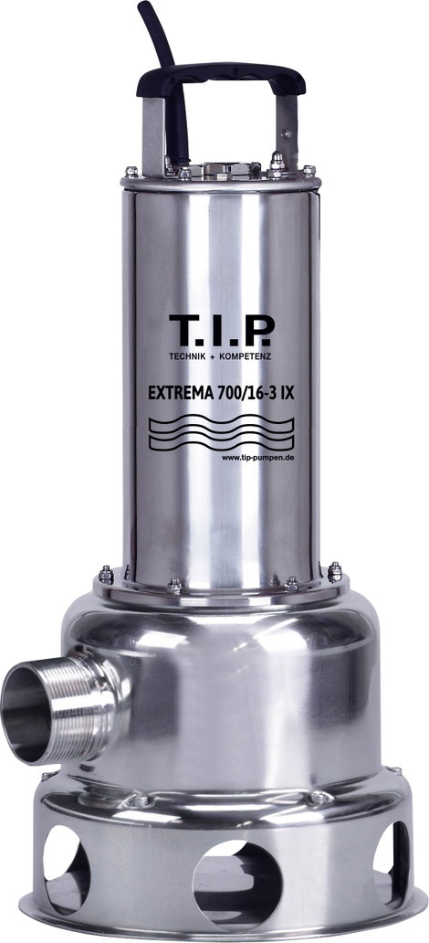 T.I.P. - Technische Industrie Produkte 30275 EXTREMA 700/16-3 IX Szennyvízszivattyú 42000 l/óra 16 m 2. kép