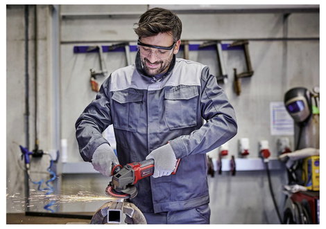 Einhell TE-AG 18/125-2 Li (1x4,0 Ah) 4431190 Akkus sarokcsiszoló 125 mm akkuval, Töltővel 18 V 4 Ah 3. kép