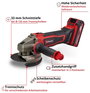 Einhell TE-AG 18/125-2 Li (1x4,0 Ah) 4431190 Akkus sarokcsiszoló 125 mm akkuval, Töltővel 18 V 4 Ah 4. bélyegkép