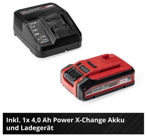 Einhell TE-AG 18/125-2 Li (1x4,0 Ah) 4431190 Akkus sarokcsiszoló 125 mm akkuval, Töltővel 18 V 4 Ah 6. kép