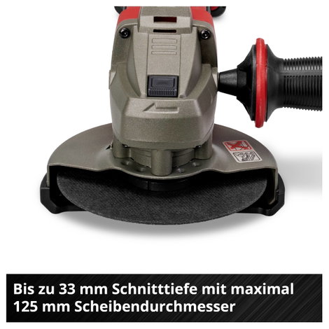 Einhell TE-AG 18/125-2 Li (1x4,0 Ah) 4431190 Akkus sarokcsiszoló 125 mm akkuval, Töltővel 18 V 4 Ah 7. kép