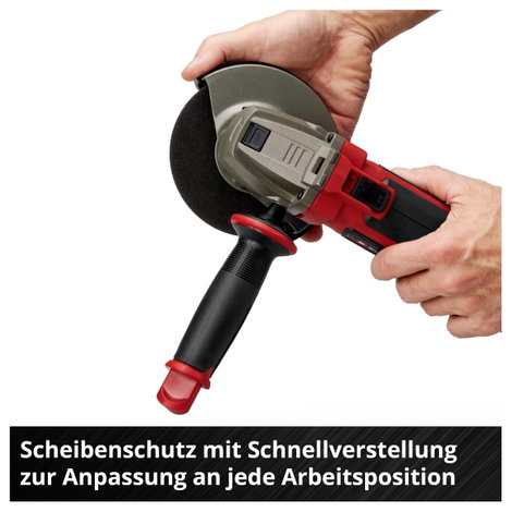 Einhell TE-AG 18/125-2 Li (1x4,0 Ah) 4431190 Akkus sarokcsiszoló 125 mm akkuval, Töltővel 18 V 4 Ah 9. kép