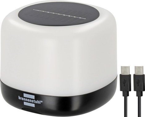 Brennenstuhl 1173740009 RGB GL 100 ASR LED Kemping lámpa 340 lm Akkuról üzemeltetett, Napenergiával
