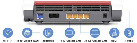 FRITZ! Box 4690 International WLAN router 2.4 GHz, 5 GHz 5. kép