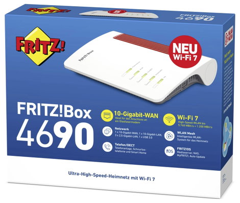 FRITZ! Box 4690 International WLAN router 2.4 GHz, 5 GHz 6. kép