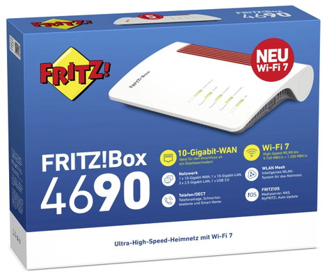 FRITZ! Box 4690 International WLAN router 2.4 GHz, 5 GHz 7. kép