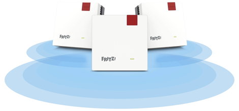 FRITZ! WiFi 7 hatótávnövelő Mesh Set 1700 3er-Set International 20003129 LAN, WLAN Mesh-képes 2. kép