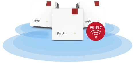 FRITZ! WiFi 7 hatótávnövelő Mesh Set 1700 3er-Set International 20003129 LAN, WLAN Mesh-képes 4. kép