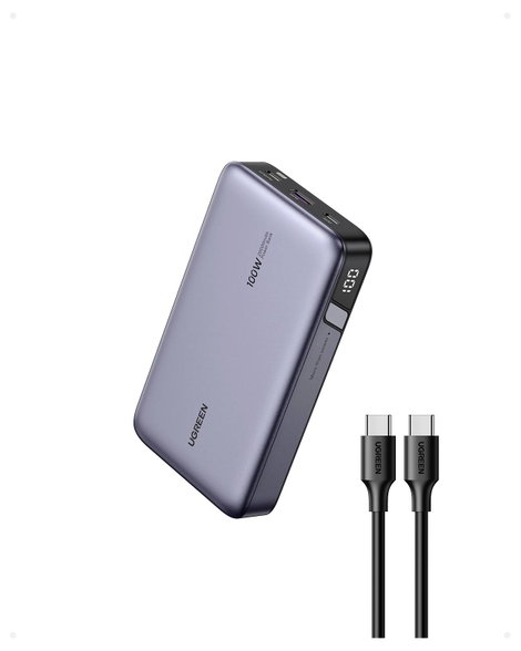 UGREEN 25188 Powerbank 20000 mAh Lítiumion USB-C®, USB Szürke 2. kép