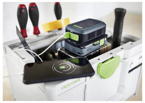 Festool 577155 PHC 18 Mobiltelefon töltőállomás 5. kép