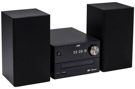 JVC UX-C25DAB Sztereo berendezés DAB+, Bluetooth®, CD, USB Fekete 3. kép