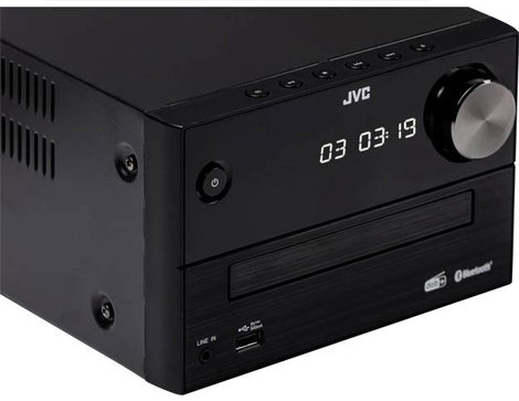 JVC UX-C25DAB Sztereo berendezés DAB+, Bluetooth®, CD, USB Fekete 4. kép