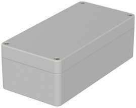 ROSE Systemtechnik 3081606 Ipari ház 160 x 80 x 55 x 134.7 Polikarbonát Élénk szürke (RAL 7035) 1 db