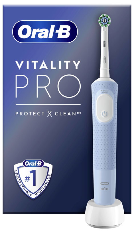 Oral-B Braun Oral-B Vitality Pro D103, blau 4210201446392 Elektromos fogkefe Szürke, Fehér 2. kép