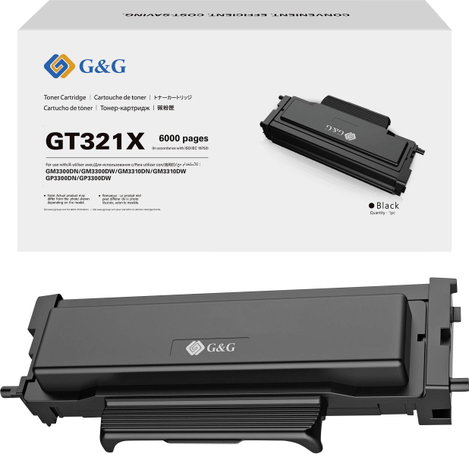 G&G Toner Fekete 6000 oldal GT321X