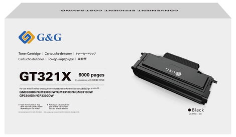 G&G Toner Fekete 6000 oldal GT321X 2. kép