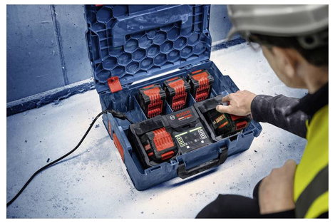 Bosch Professional 1600A0373P 2x EXBA18V-55 + GAL12V/18V-80 Szerszámakku és töltő 4 Ah 5. kép