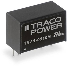 TracoPower TRV 1-2413M DC/DC feszültségváltó, nyák 67 mA 1 W Kimenetek száma: 1 x Tartalom, tartalmi