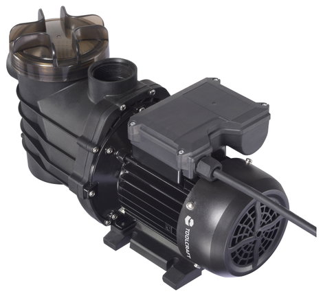 TOOLCRAFT medenceszivattyú, 550 W, 13000 l/h, IPX5, fekete 2. kép