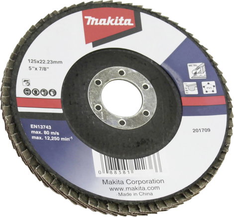 Makita D-63482 Legyezős csiszolókorong Ø 125 mm Szemcsézet=60 1 db