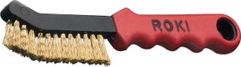 Lessmann ROKI® Drótkefe Sárgaréz 225 mm 1 db