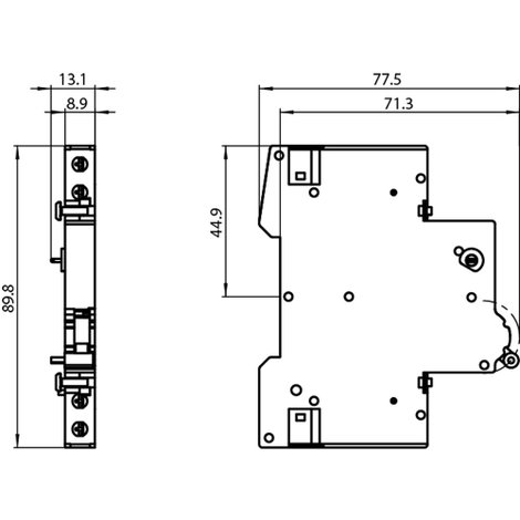 Siemens 5ST30102 5ST3010-2 Segédkapcsoló 2. kép