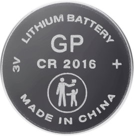 GP Gombelem CR 2016 3 V 25 db 80 mAh Lítium GPCR2016B