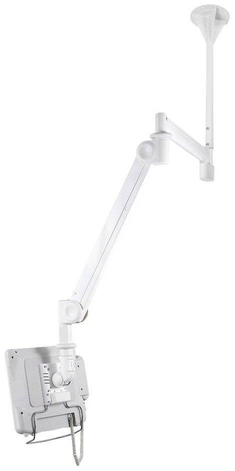 Neomounts Monitor mennyezeti tartó FPMA-HAC100 1 Kijelző(k) 25,4 cm (10) - 61 cm (24) Fehér Állíthat 3. kép